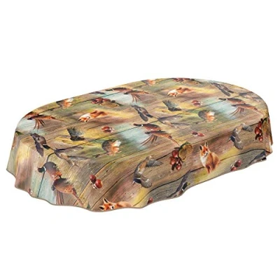 Image de Anro Nappe de table lavable en toile cirée