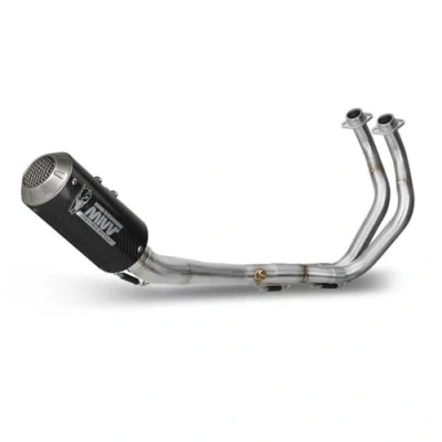 Image de MIVV Système complet 2 x 1 haut en carbone MK3 compatible avec Yamaha MT 07 / FZ 700 cc à partir de 14