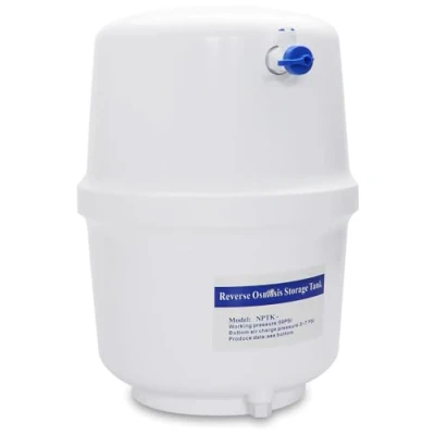 Image de smardy 4 Gallons (15,14 Litres) Réservoir d&#039;Eau + Robinet d&#039;arrêt pour Osmose Inverse Tuyau 1/4&quot; (6,35mm)