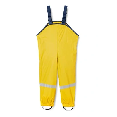Image de Playshoes Mixte enfant Pantalon De Pluie, Régulier, Caoutchouc, Jaune, 116