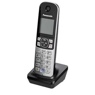Image de Panasonic extra combiné supplémentaire KX TG68xx Serie incl. Chargeur de table , noir [Version Allemande]