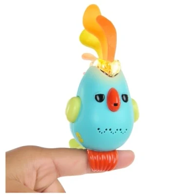 Image de Fingerlings Oiseau Sweet Tweets Interactive Bird : Lionel, enregistre et Joue des Messages Secrets, Plus de 40 Sons réactions, Bleu, 3132, Moyen