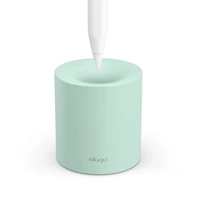 Image de elago Support Pencil Compatible avec Apple Pro, 1 &amp; 2 Génération et (USB C) Tout Autre Stylet de Tablette ou sans étui Manchon pour (Vert)
