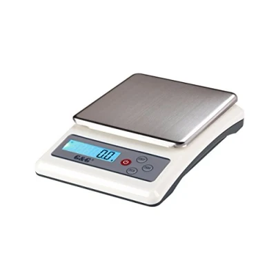 Image de G&amp;G KF6000A ou KF3000A balance de précision 0,1 à 6.000 g cuisine pèse lettres table, blanc crème, KF3000A: 3000g / 0,1g