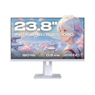 Image de Écran PC JAPANNEXT JN IPS238G120F HSP W 23,8 pouces FHD 120Hz IPS Blanc