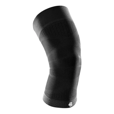 Image de Bauerfeind Genouillère &quot;Sports Compression Knee Support&quot;, 1 Unisexe pour le Football, la Course à Pied ou Fitness, Amovible Droite et Gauche