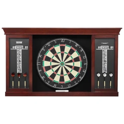 Image de VEVOR Dartkastset Officieel Dartbord MDF Darts 45x3,8cm