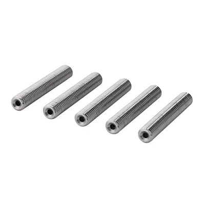 Image de 5pcs Tube de Gorge en Acier inoxydable et Téflon PTFE pour imprimante 3 Dimensions MK8 extrudeuse Makerbot 1.75mm pièces rechange(M6*40mm)