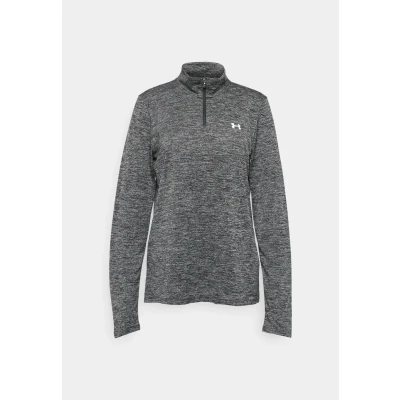 Image de Under Armour TECH 1/2 ZIP Twist Tshirt à manches longues, Femme, Taille: XXL, Black/white