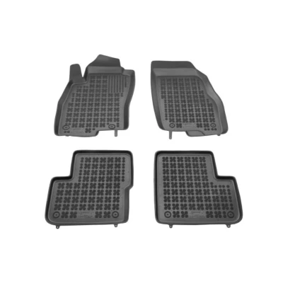 Image de REZAW PLAST 201506 Ensemble de tapis sol Caoutchouc avant et arrière 4 noir Sur mesure FIAT: Grande Punto 3/5 portes