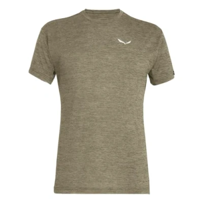 Image de Salewa PUEZ melange DRY M S/S Tshirt imprimé, Homme, Taille: 46, Dark olive