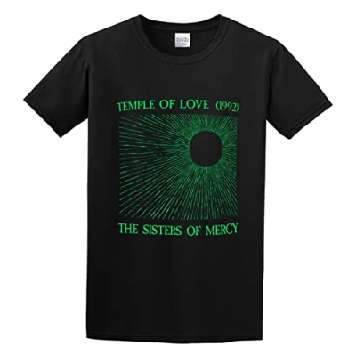 Image de Men&#039;s The Sisters of Mercy Temple Love T Shirt Print Tees Short Sleeve O Neck XL