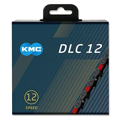 Image de KMC Cat. X12 DLC BLK/Red 126L Accessories Mixte, Noir/Rouge, 126 Link