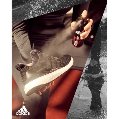 Image de Adidas Shoe Protector Spray hydrofuge et antitache pour baskets Formule imperméable à séchage rapide efficace sur le cuir, daim, nubuck, la toile plus