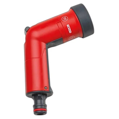 Image de FITT YOYO Pistolet Multifonction pour Tuyau d’Arrosage avec Réglage Continu de Débit. Culot Standard, Couleur Rouge