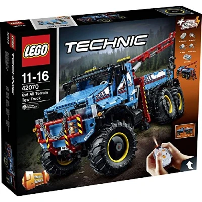 Image de LEGO Technic La dépanneuse tout terrain 6x6 42070 Jeu de Construction
