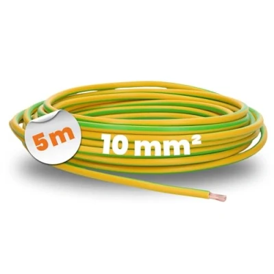 Image de Lapp 4520005 PVC Ligne à fil unique H07V K 10 mm² vert/jaune conducteur de terre mise la câble 5 mètres