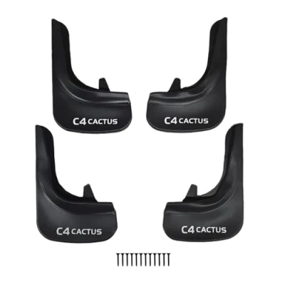 Image de Omad Compatible avec Citroen C4 Cactus 2014 2024 Bavettes garde boue pour l&#039;avant et l&#039;arrière 4 pièces
