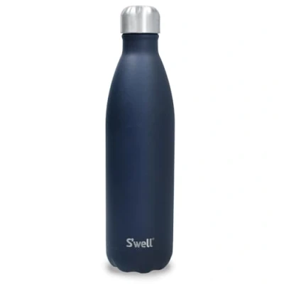 Image de Bouteille S&#039;well en Acier inoxydable, 750ml, design Azurite, Triple isolation et étanchéité pour boissons chaudes froides jusqu&#039;à 48h froides/24h
