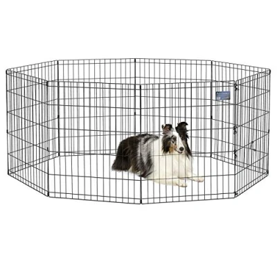 Image de MidWest Homes for Pets Enclos d&#039;exercice MidWest, 76,20 cm, Noir