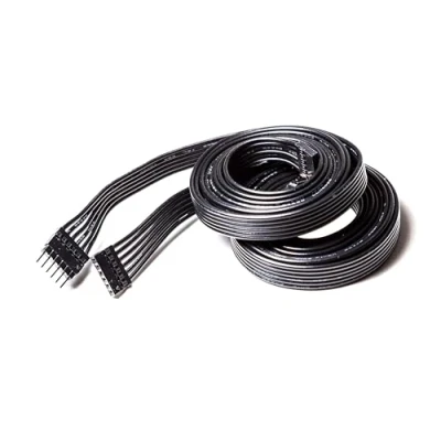 Image de Litcessory Câble d&#039;extension pour Philips Hue Lightstrip Plus (1m, Lot de 2, Noir STANDARD 6 BROCHES V3)