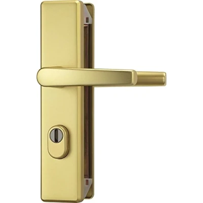 Image de Abus KLZS714 F3 08421 Ferrure de protection pour porte Avec barillet et poignée rectangulaire des 2 côtés,