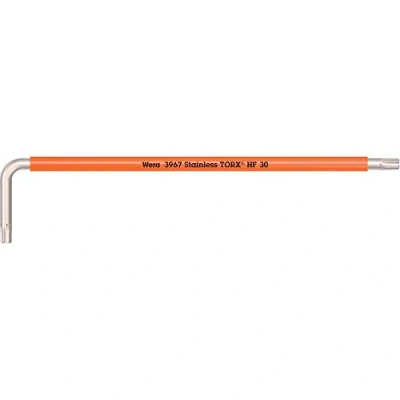 Image de 3967 SXL HF Clés mâles coudées TORX® Multicolour avec fonction de retenue, version longue, acier inoxydable, TX 30 x 195 mm