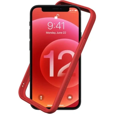 Image de RhinoShield Coque Bumper Compatible avec [iPhone 12 Mini] CrashGuard NX Protection Fine Personnalisable Absorption des Chocs [sans BPA] Rouge