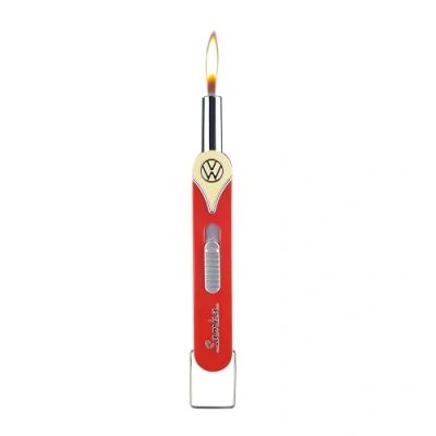 Image de BRISA VW Collection Briquet T1 Bulli Bus, rétro/Vintage en métal à Long col, Rechargeable (Rouge/2,3x1,5x16,3 cm)
