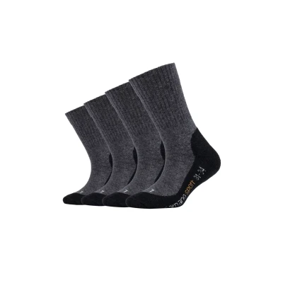 Image de camano 4 PACK Chaussettes pour enfants, Taille: 23 26, Black
