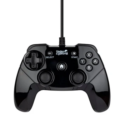 Image de Under Control Manette Xpert Filaire Wii/Wii U Noire