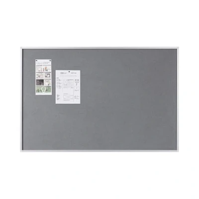 Image de Bi Office Maya New Generation Tableau d&#039;affichage en feutre 900 x 600 mm Gris