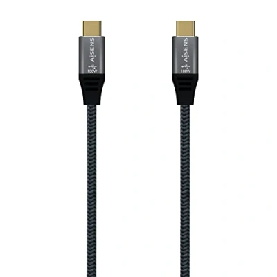 Image de AISENS A107 0671 câble USB 1 m USB4 Gen 2x2 C Gris Neuf