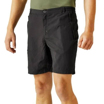 Image de Regatta Short Technique déperlant et léger Leesville II avec Protection UV Homme, Ash, FR : 4XL (Taille Fabricant 42&quot;)