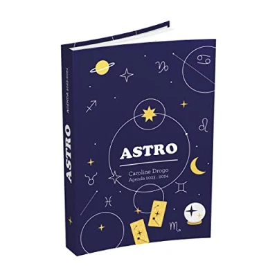 Image de Agenda Scolaire Astrologie 2023 2024 Journalier Format 12x17cm Couverture souple, Avec contenu éditorial