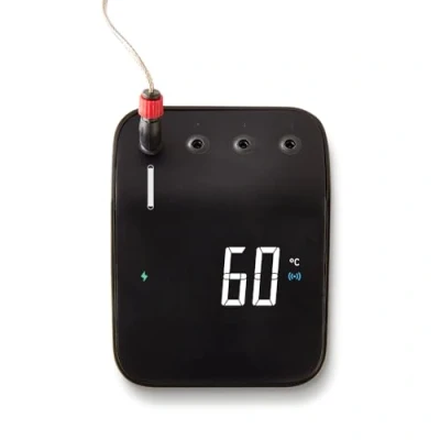 Image de Weber Connect Smart Grilling Hub Assistant de Cuisson, Thermomètre Digital et Sonde à Viande, Connecté au Téléphone Portable, Notifications, Paramétrages Cuisson (3202)