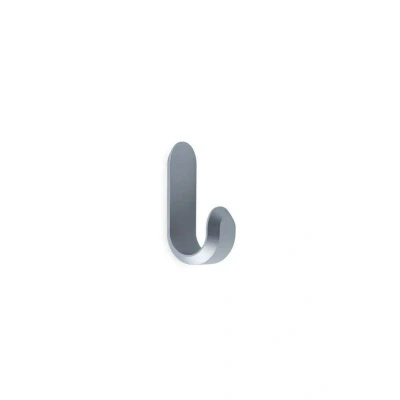 Image de Normann Copenhagen Curve Mini Hooks 2 pcs. Matt Silver