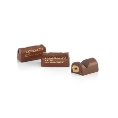 Image de Venchi Mini Lingot Noisette Lait Chocolat avec Noisettes entières du Piémont IGP, 1 kg Sans Gluten Végétalien