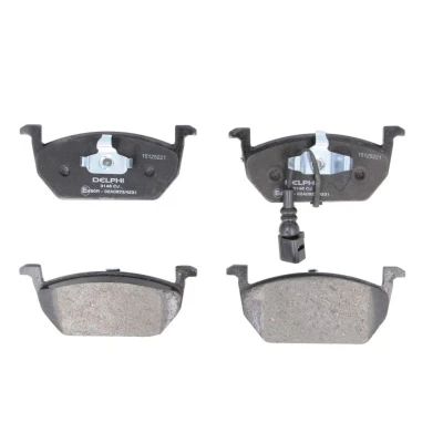 Image de DELPHI LP3146 Jeu de plaquettes frein contact signal d&#039;usure inclus avec tôle anti bruit sans accessoires SEAT: Leon III 3/5 portes, ST