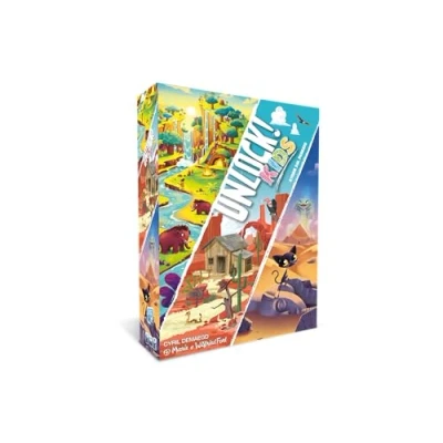 Image de Asmodee Unlock! Kids: Histoires du passé, Escape Room da Table, 6+ Ans, Edition en Italien