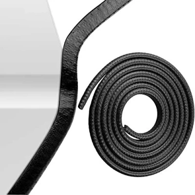 Image de comfleep Protecteur de Bord Porte Voiture, Protections Pare Chocs Garniture en Caoutchouc U, Convient à la Plupart des Voitures (Noir, 65FT)