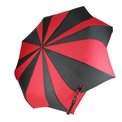 Image de Pierre Cardin Parapluie Femme Pliant Tournesol Rouge et Noir Taille unique