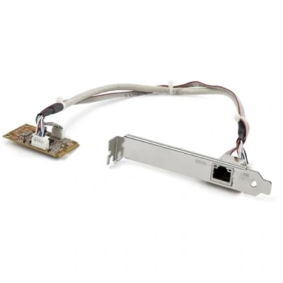 Image de StarTech.com Carte réseau Mini PCI Express vers 1 port Gigabit Ethernet NIC (ST1000SMPEX)