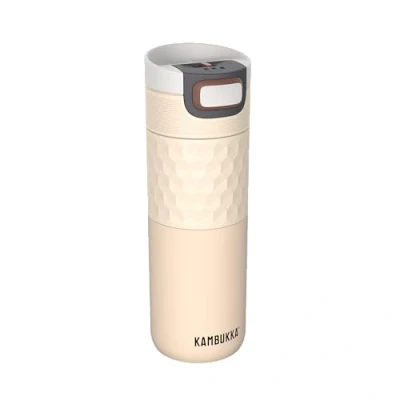 Image de Gourde isotherme à double paroi en acier inoxydable avec couvercle 3 1 Kambukka Snapclean®