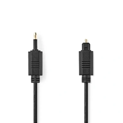 Image de Nedis CAGL25100BK10 câble audio 1 m TOSLINK Mini Noir Neuf