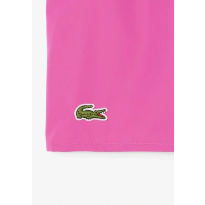 Image de Lacoste Short de bain, Homme, Taille: Large, Rose vert dif