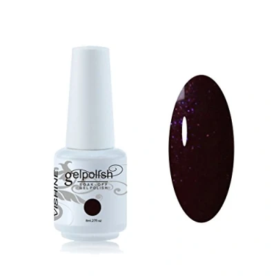Image de Vishine Vernis à ongles 8ml Semi permanent Soak off UV LED Gel Polish Manucure Base Top Coat #1485