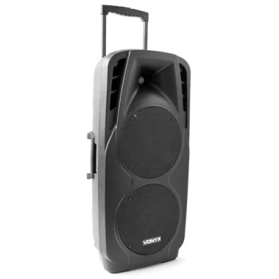 Image de Vonyx SPX PA921 Enceinte Sono avec deux micros UHF, 1000W, BT/USB/SD/MP3