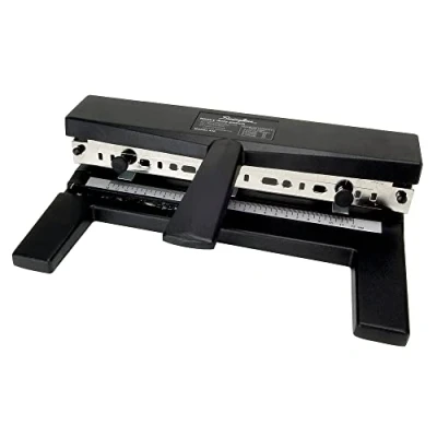 Image de Swingline Perforatrice robuste, réglable, 2 à 7 trous, capacité de 40 feuilles, noir (74440)