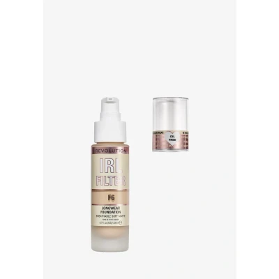Image de Makeup Revolution IRL Filter Longwear Foundation Fond de teint, Femme, Taille: 23 ml, F6.5